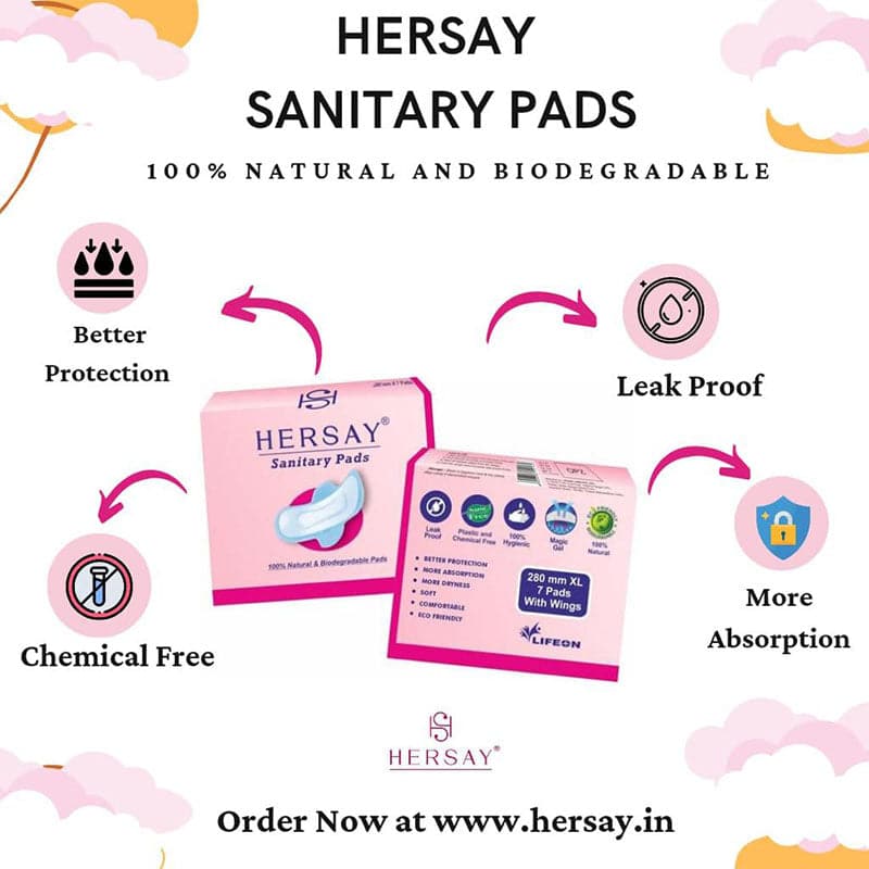 Hersay Sanitary Pads - XXL (7 Nos)